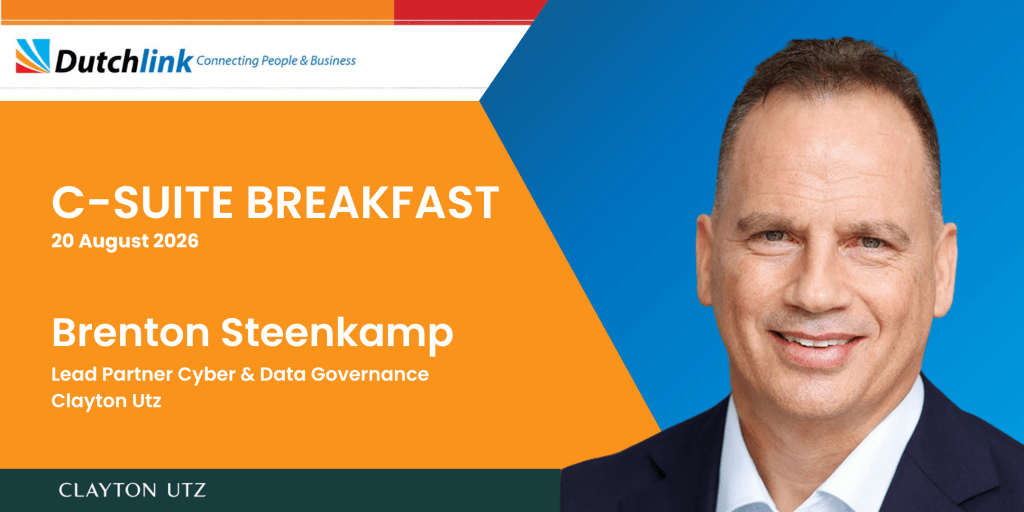 Dutchlink C-suite breakfast with Brenton Steenkamp