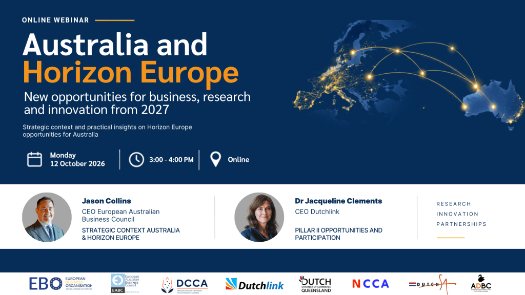 Australia and Horizon Europe Webinar Announcement